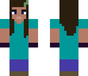 girl steve with cool eyes
