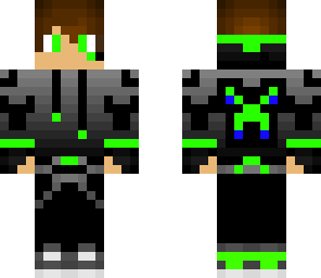cute green gamer guy