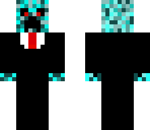 diamond creeper in a suit