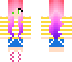 pink haired girl