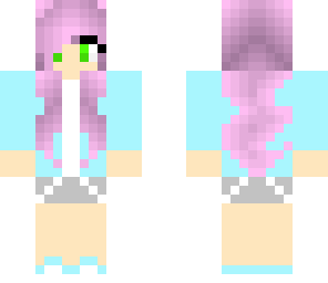 pink haired girl