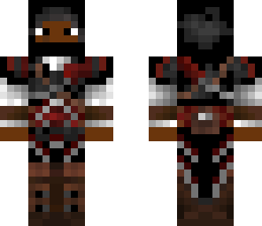 black assassin with mask