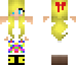 yellow fun girl