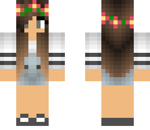 edit pink flower crown