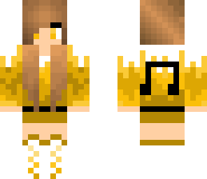 music girl yellow