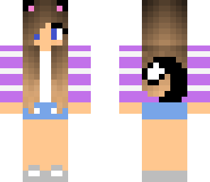 purple cat girl