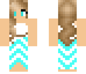 blue beacj girl