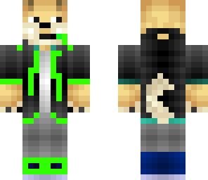 cool doge green