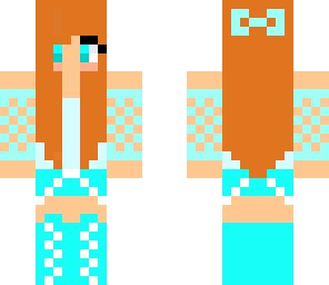 ginger blue girl