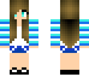 blue girl