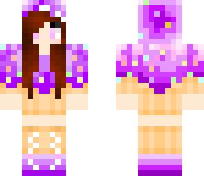 purple cupcake girl