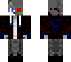fire cyborg wolf