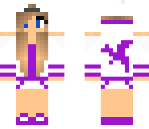 purple ender dragon girl