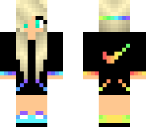 rainbow nike girl