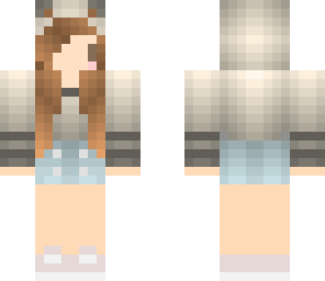 edited artic fox girl