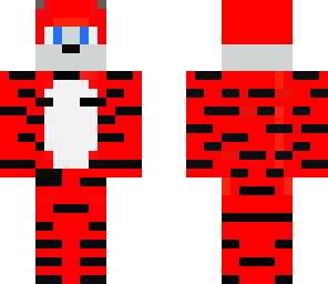 happy magical tiger red