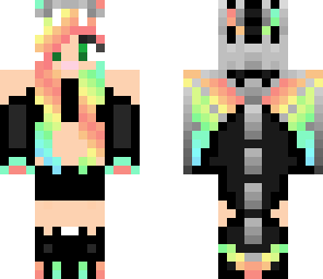 dragon girl with lips