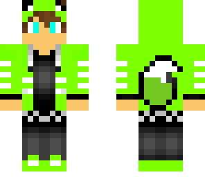 green boy fox