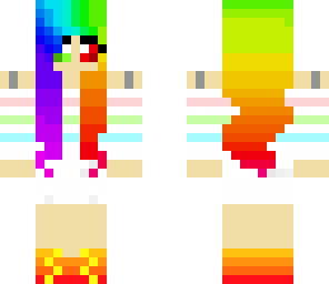 cute rainbow girl