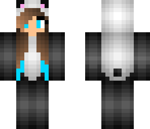 blue eyed panda girl 