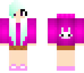 white bunny hoodie