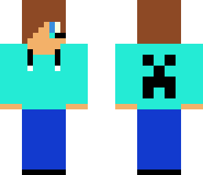 blue creeper hoodie