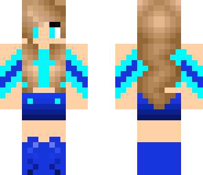 pretty blue girl