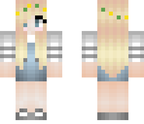 hipster flower crown girl