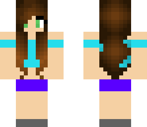 my noob steve girl