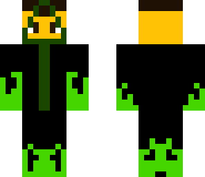 toren with green fire
