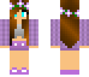 purple tumblr girl
