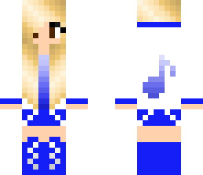 blue music girl