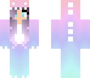 pastel dinosaur girl