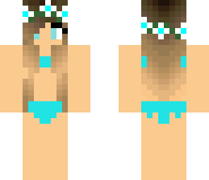 bikini flower girl
