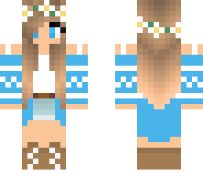 blue summer girl