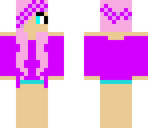 pink haired girl