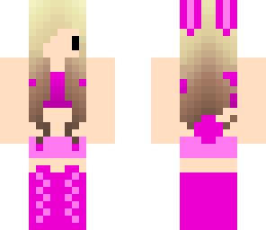 pink bunny girl