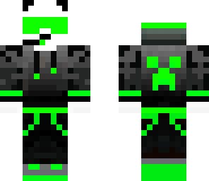 green gamer panda