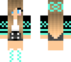 cute girl teal