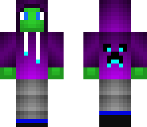 purple slime hoodie