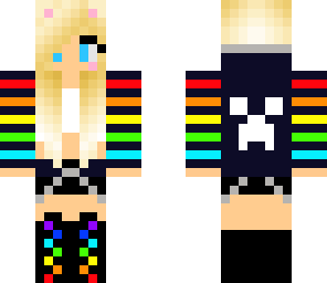 cute rainbow girl