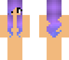 purple blue hair template