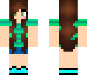 cute blue girl