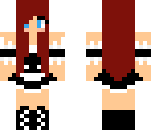brown haired maid
