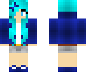 blue girl