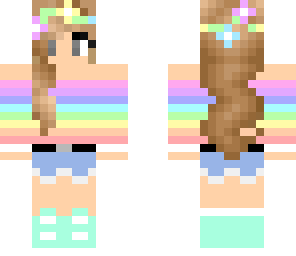 cute rainbow girl