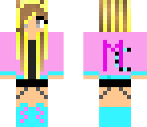 my gaming skin w highlights