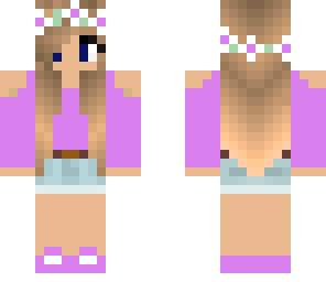 pretty purple girl