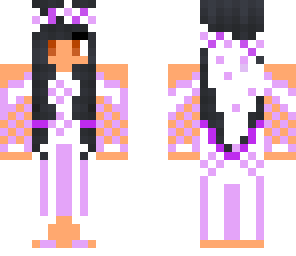 purple_white aphmau wedding dressp