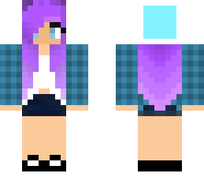 purple beony girl